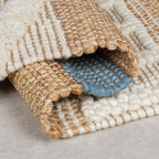 Bleu - Tapis En Jute Medina