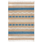 Bleu - Tapis En Jute Medina