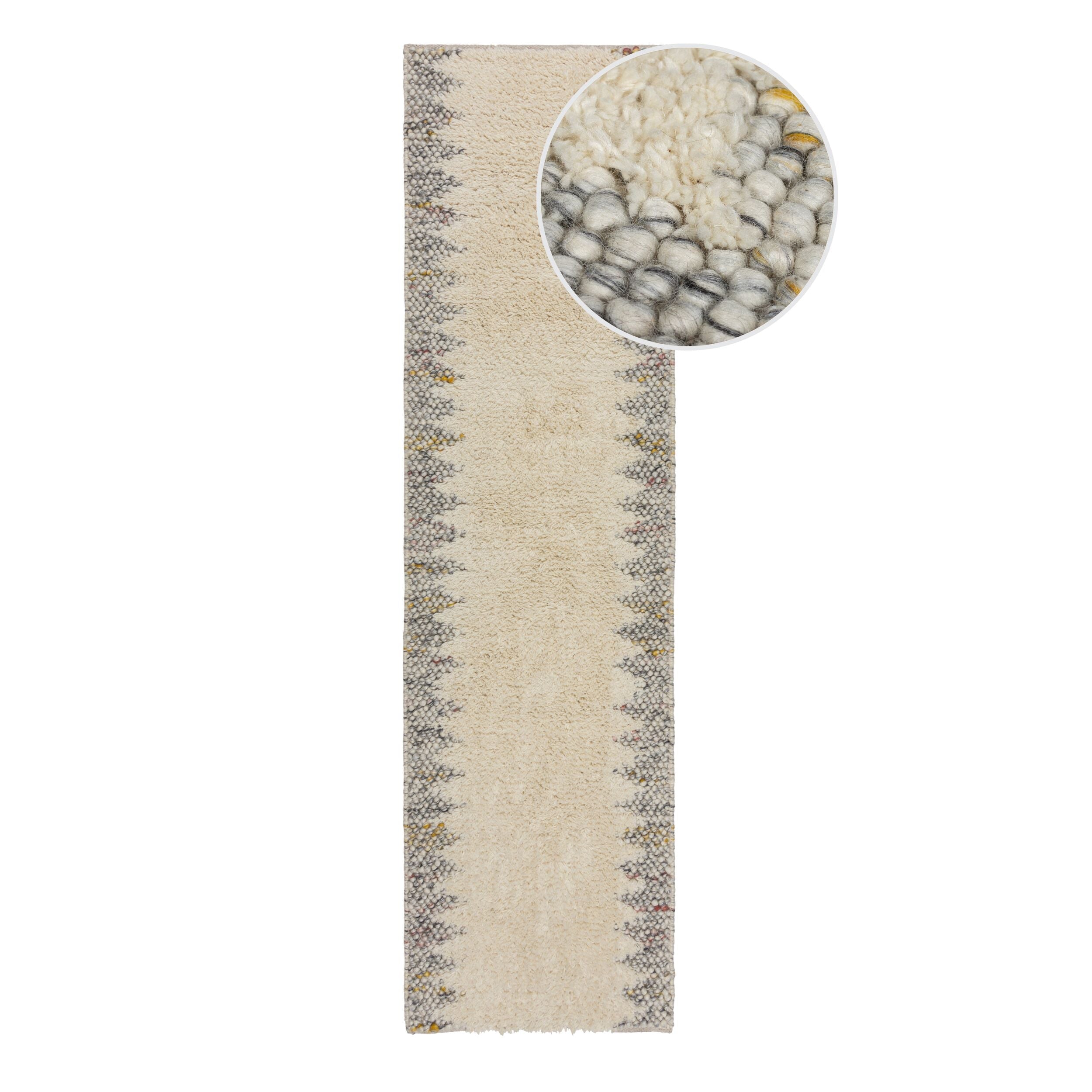 Minerals Border - Tapis En Laine De Couloir
