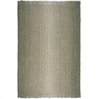 tapis ombre en jute sur fond blanc#couleur_vert
