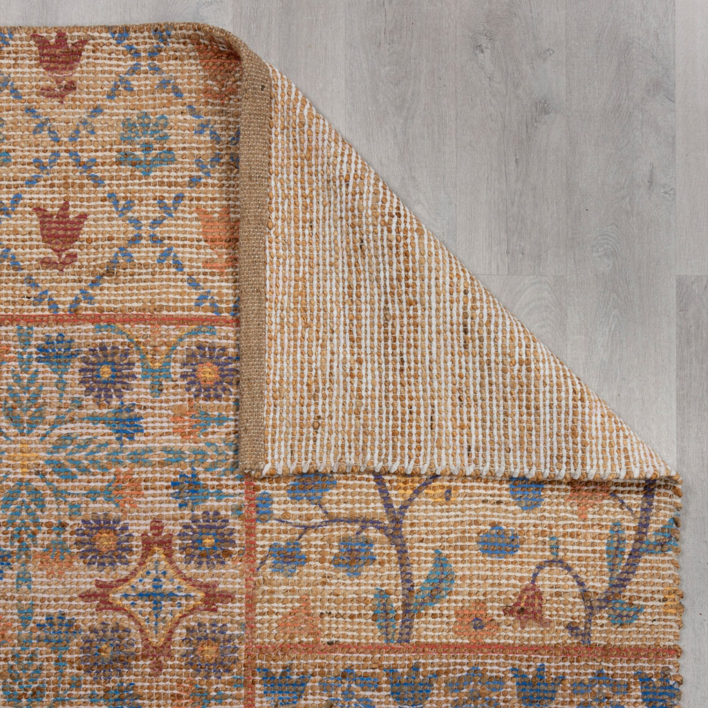 Taylor Patchwork - Tapis En Jute De Coulor