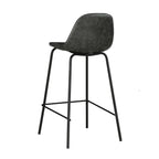 chaise de de bar cuir vielli