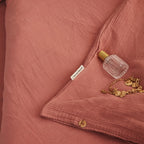 Housses De Couette 100% Gaze De Coton - Rose