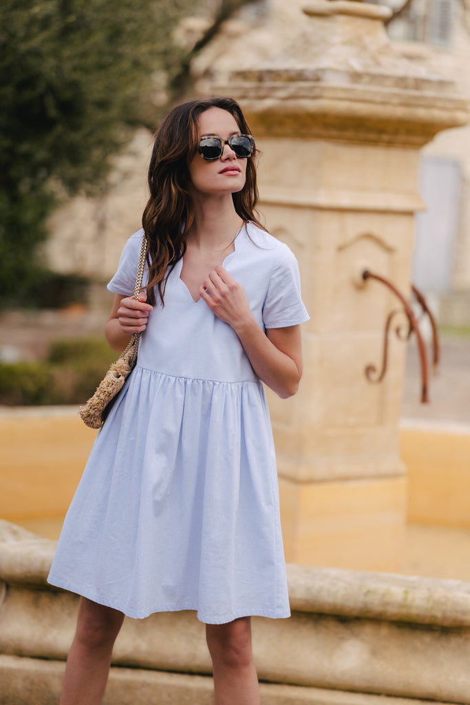 Robe Martha Bleu Ciel
