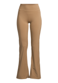 Soft Touch Flared Pants - Light Khaki