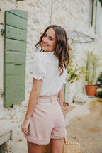 Short Gaston Velours Rose