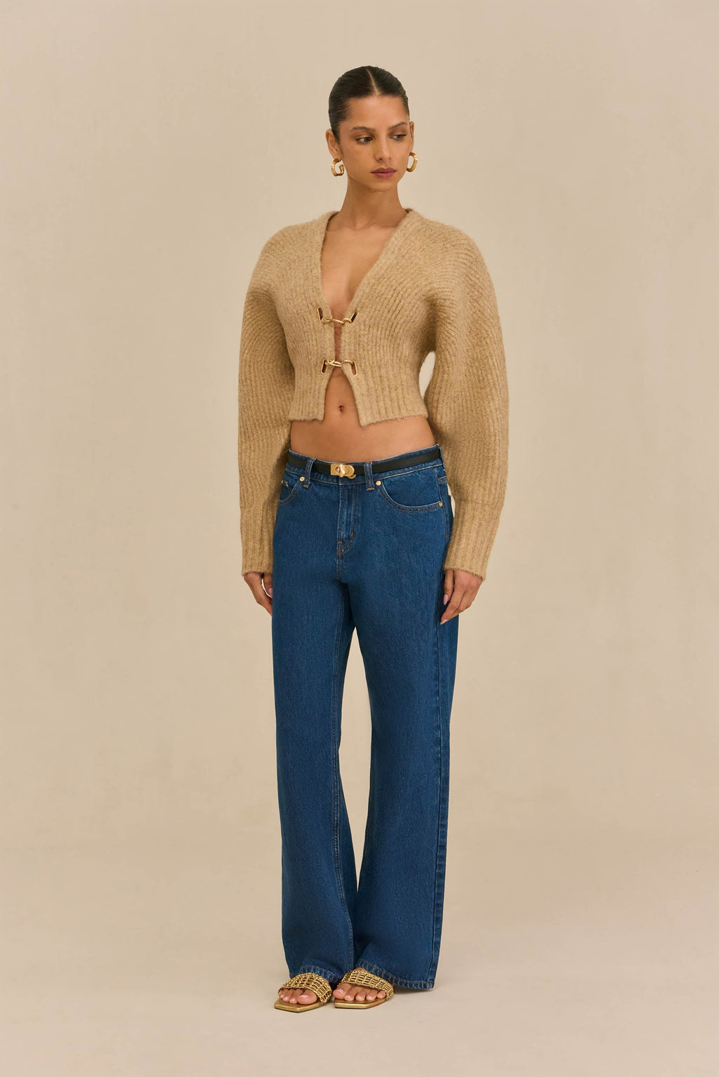 Pull-Over Casella - Champagne Melange