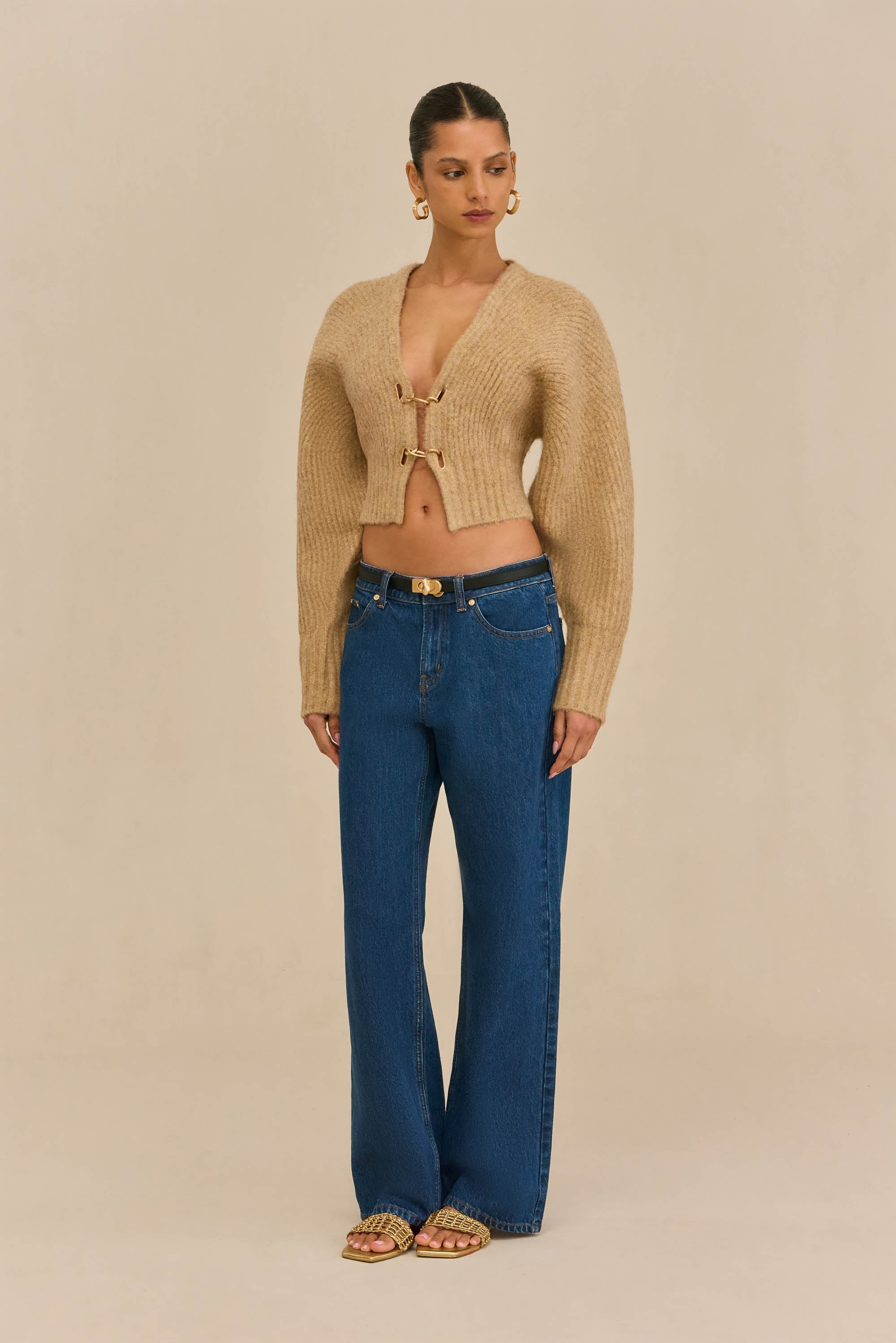 Pull-Over Casella - Champagne Melange