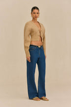 Pull-Over Casella - Champagne Melange