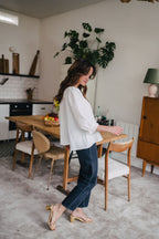 Blouse Dina Blanc Coton