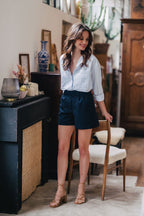 Short Léo Marine