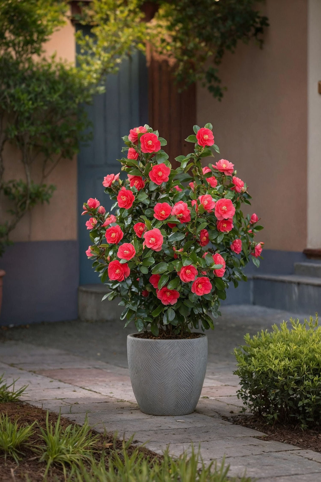 Lot De 2 Camélias Japonica ‘Lady Campbell’ – Plante D’Extérieur