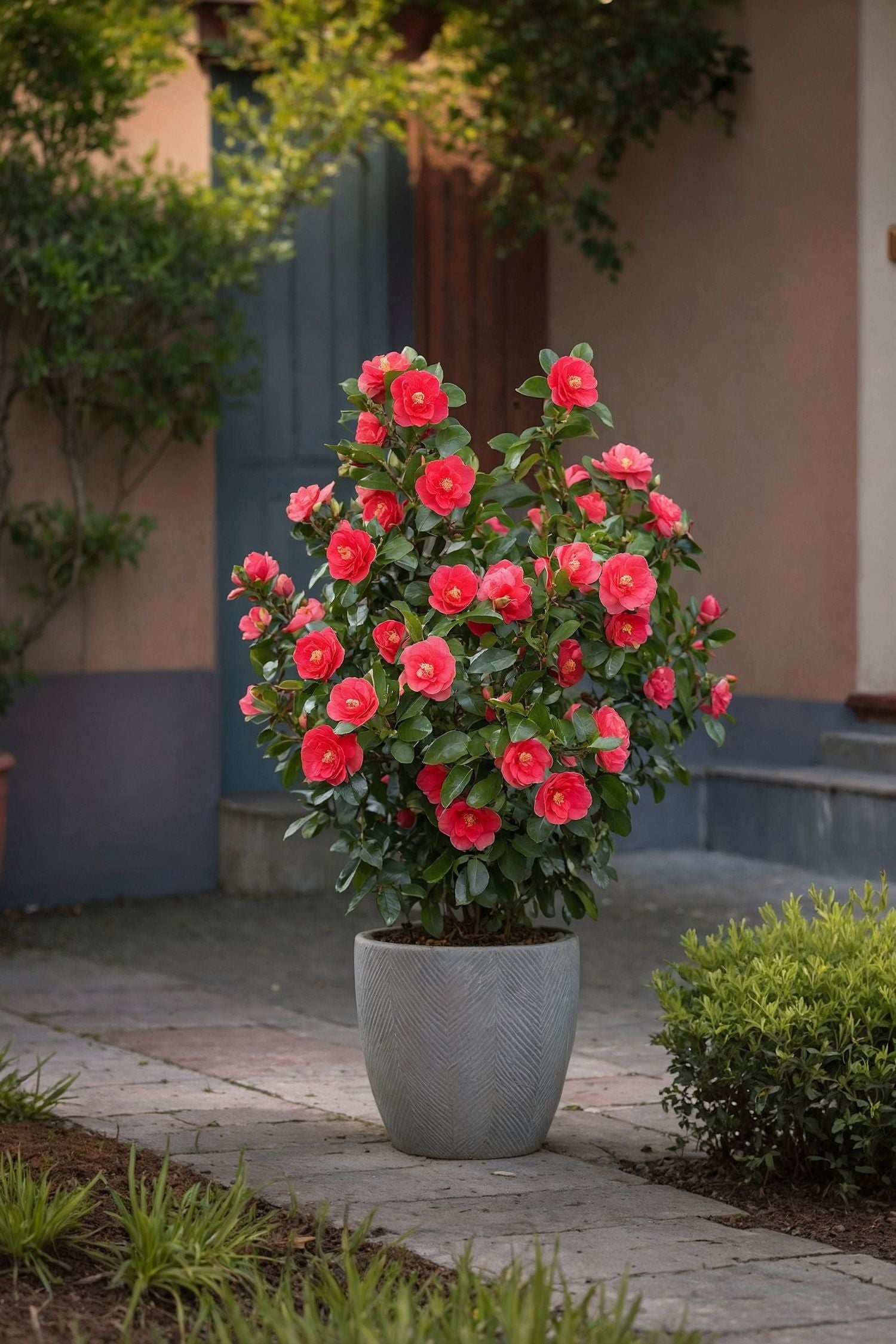 Lot De 2 Camélias Japonica ‘Lady Campbell’ – Plante D’Extérieur