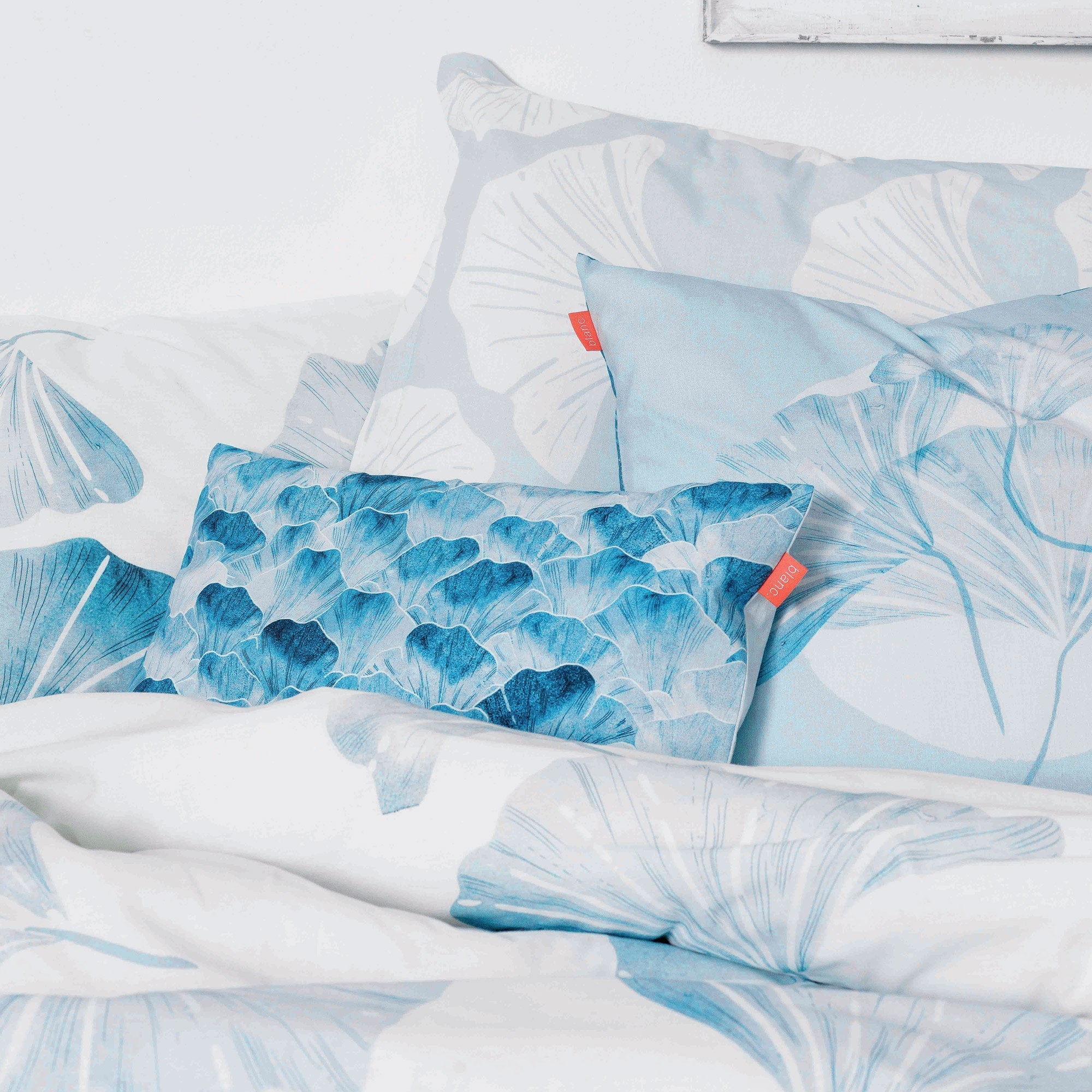 Housse De Coussin Ginkgo - Multicolore