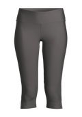 Capri Slit Regular Waist Tights - Dk Grey