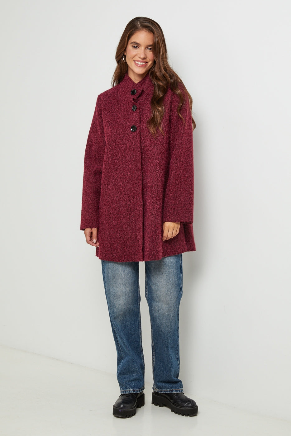 Manteau 25430 - Bordeaux