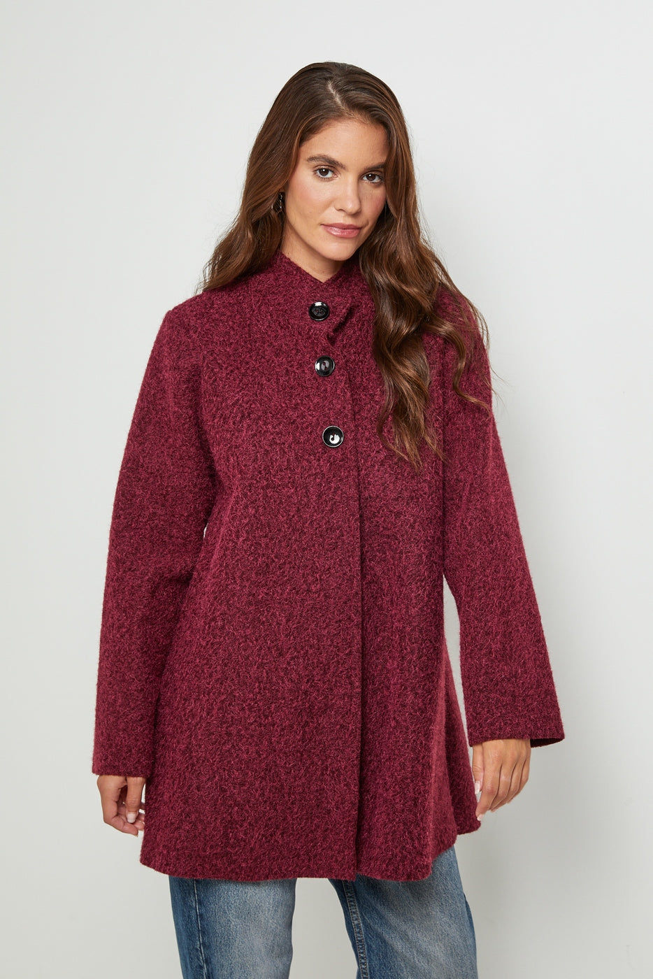 Manteau 25430 - Bordeaux