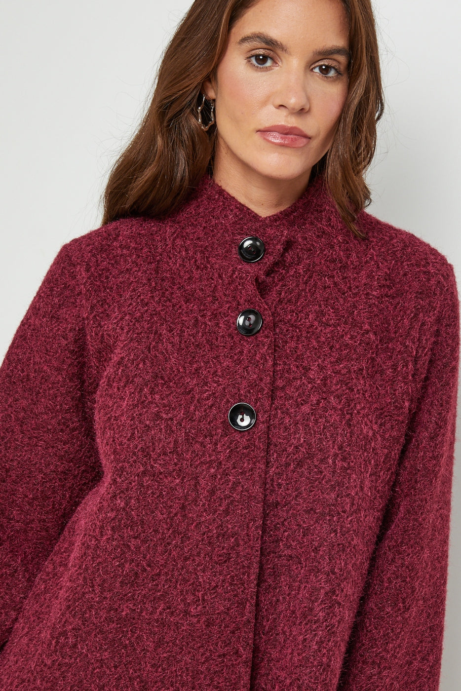 Manteau 25430 - Bordeaux