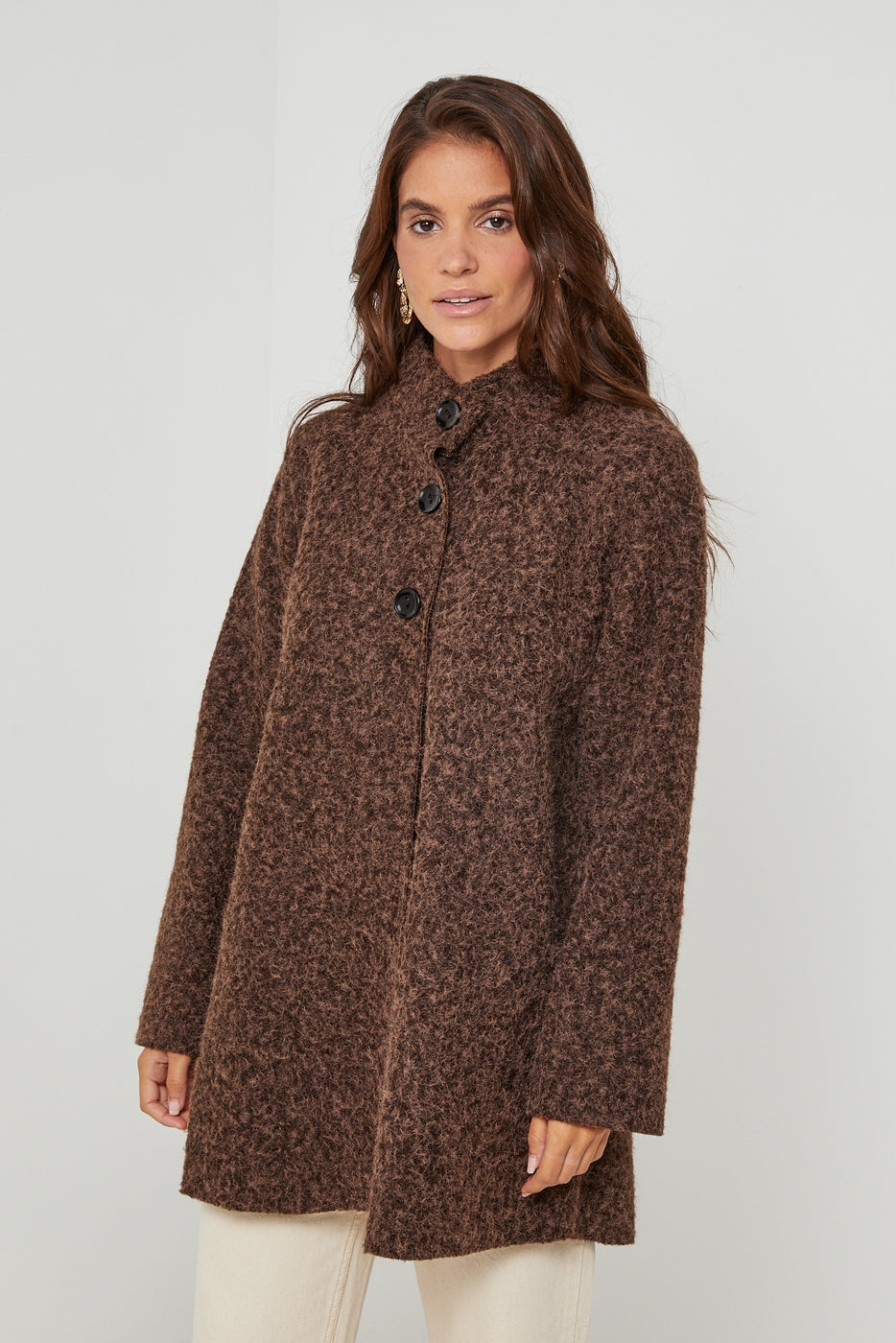 Manteau 25430 - Choco