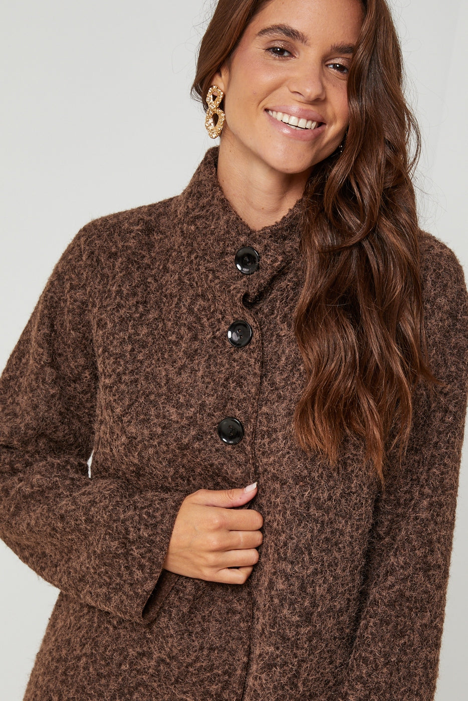 Manteau 25430 - Choco