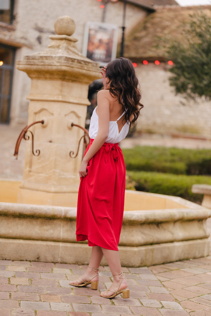 Jupe Phoebe Rouge