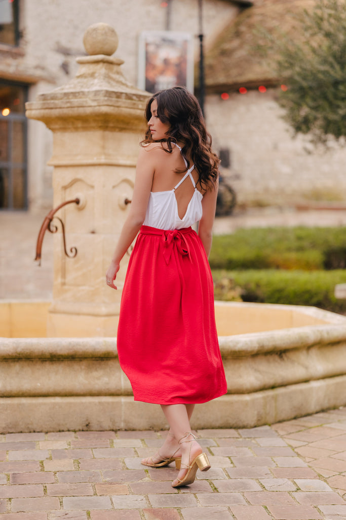 Jupe Phoebe Rouge