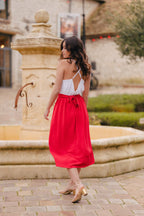 Jupe Phoebe Rouge