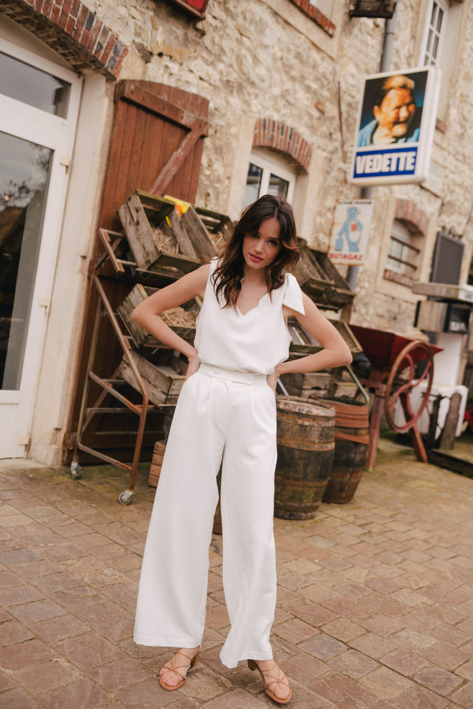 Pantalon Arizona Blanc