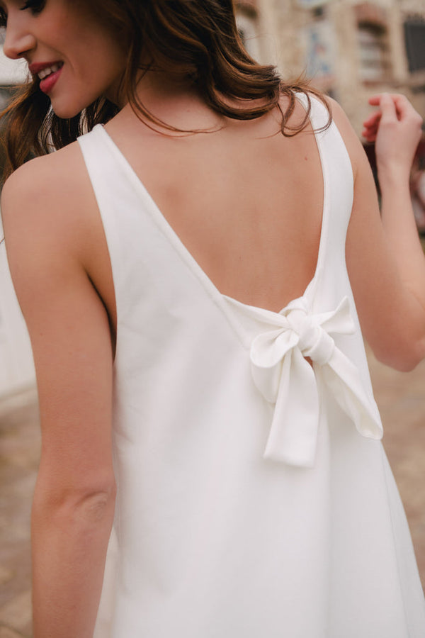 Robe Athénais Blanc