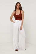 Pantalon - Blanc - Femme