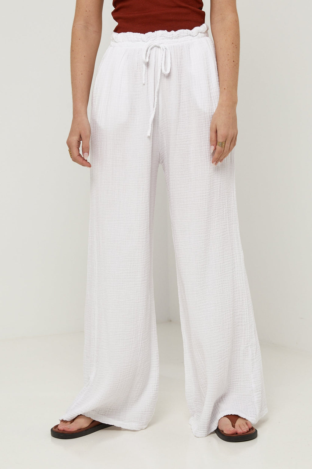 Pantalon - Blanc - Femme