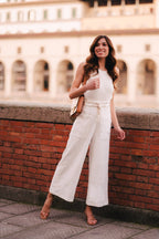 Pantalon Gabin Lin Blanc