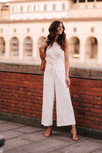 Pantalon Gabin Lin Blanc