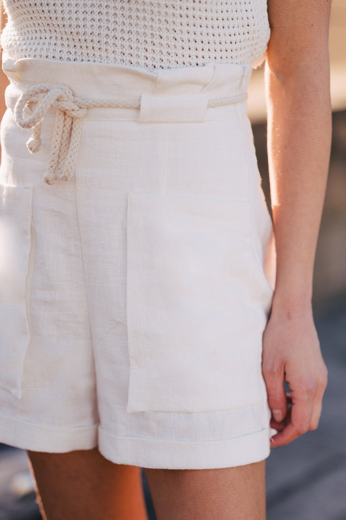 Short Barney Lin Blanc