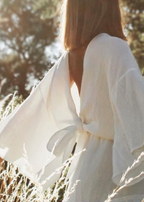 Blouse Tina Blanc Coton