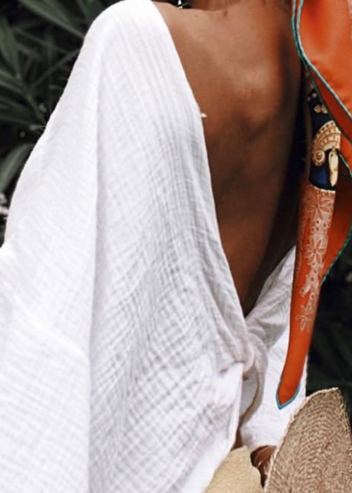 Blouse Tina Blanc Coton