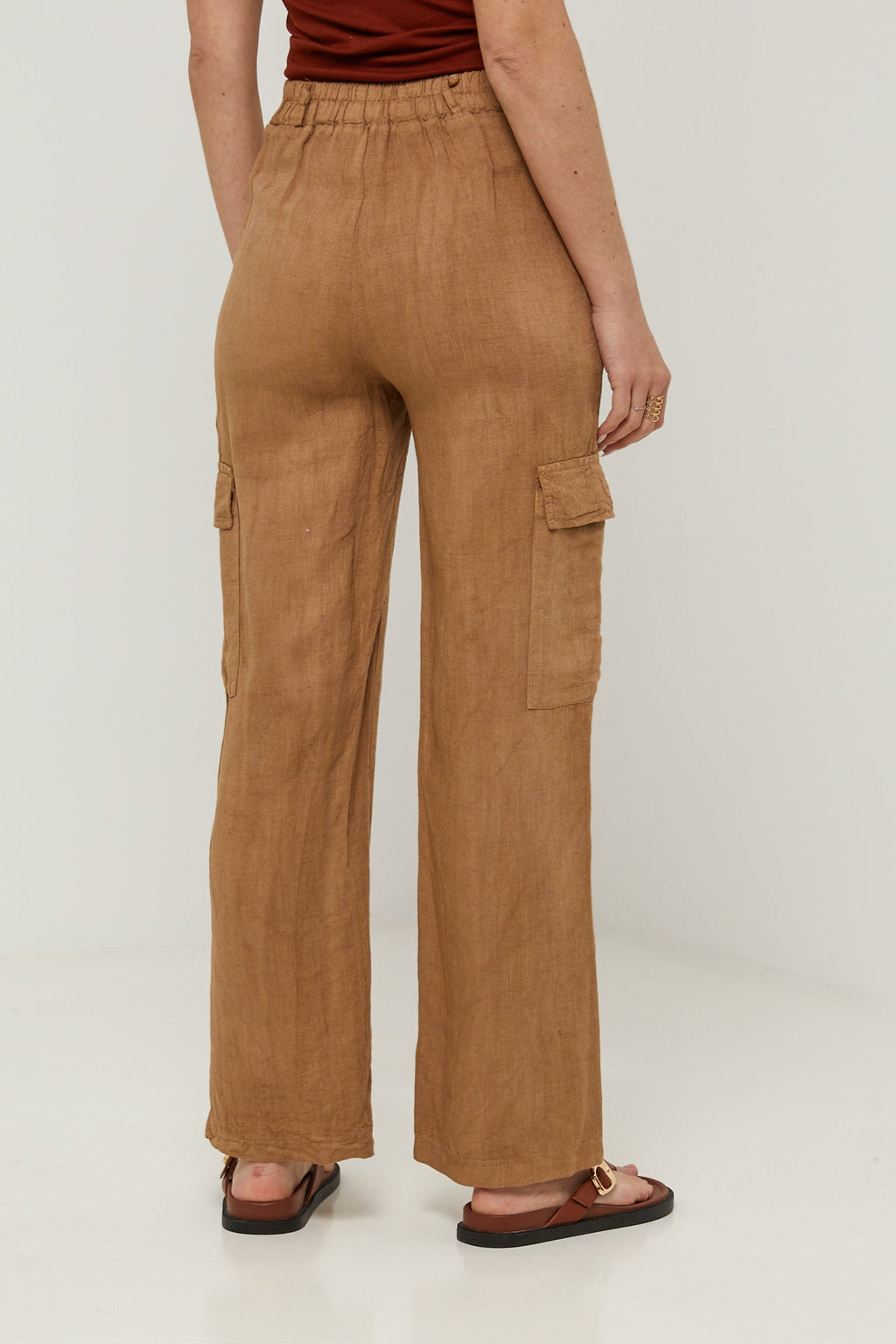 Pantalon - Camel - Femme