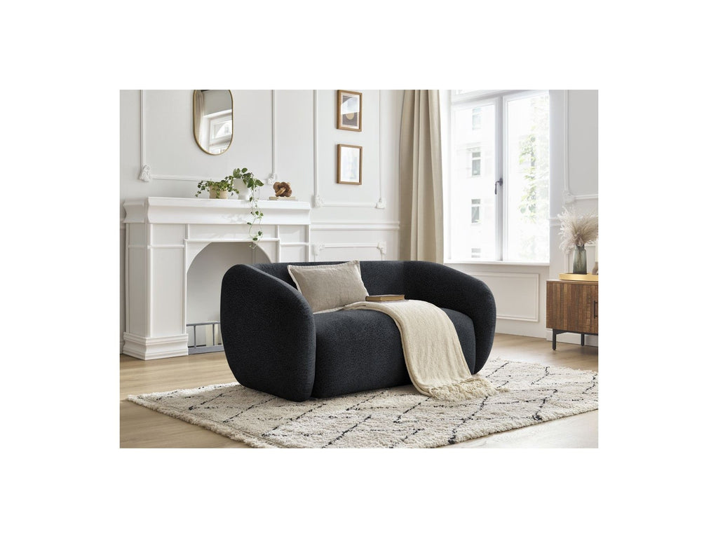 Celine - Canapé Droit Fixe 2 Places - Tissu Texturé