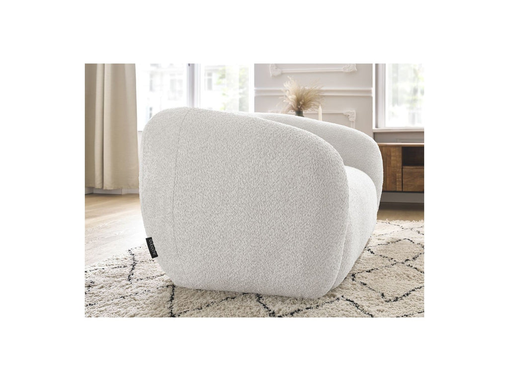 Celine - Canapé Droit Fixe 2 Places - Tissu Bouclette