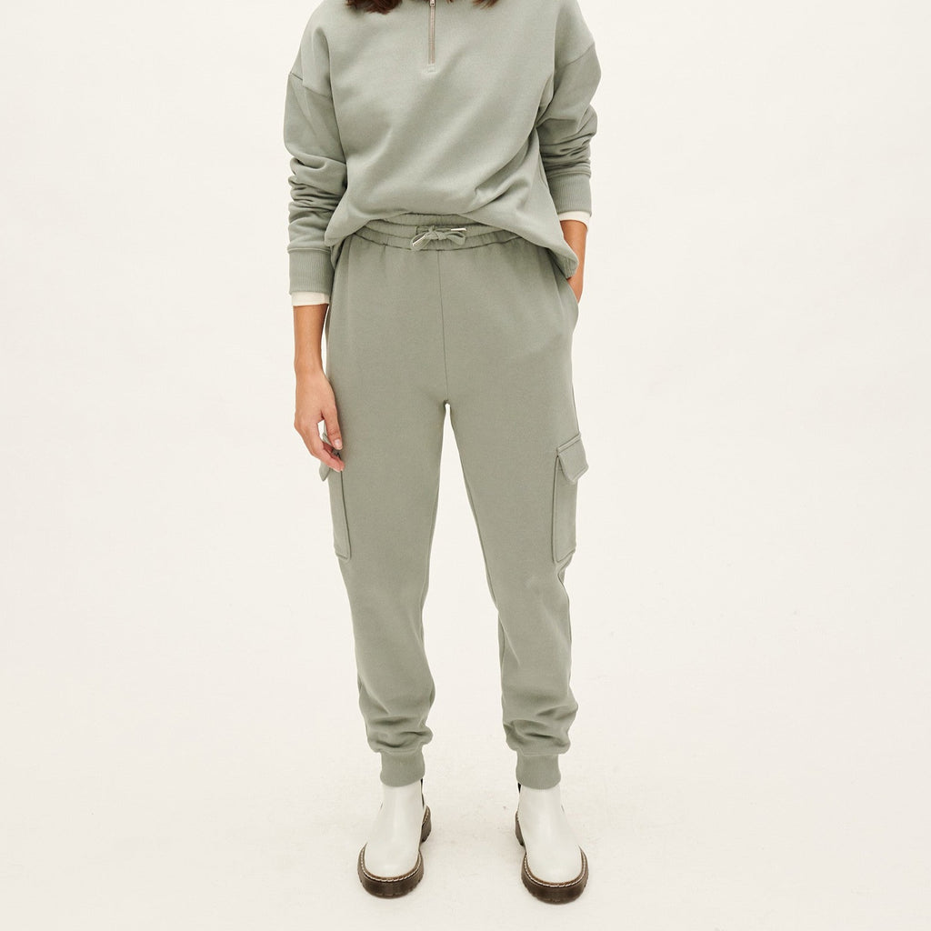 Maison Standards - Jogging Cargo - Vert Amande - Femme