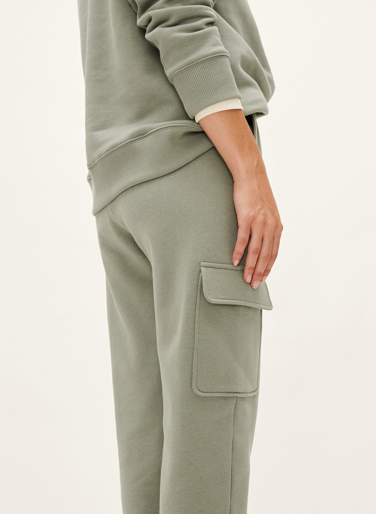 Maison Standards - Jogging Cargo - Vert Amande - Femme