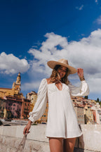 Combinaison Aya Lin Viscose Blanc
