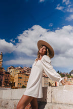 Combinaison Aya Lin Viscose Blanc