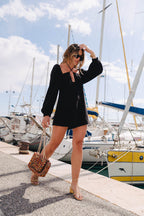 Combinaison Aya Lin Viscose Noir