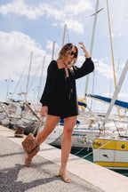 Combinaison Aya Lin Viscose Noir