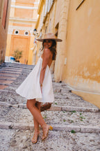 Robe Nanette Lin Viscose Blanc