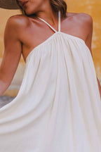 Robe Nanette Lin Viscose Blanc