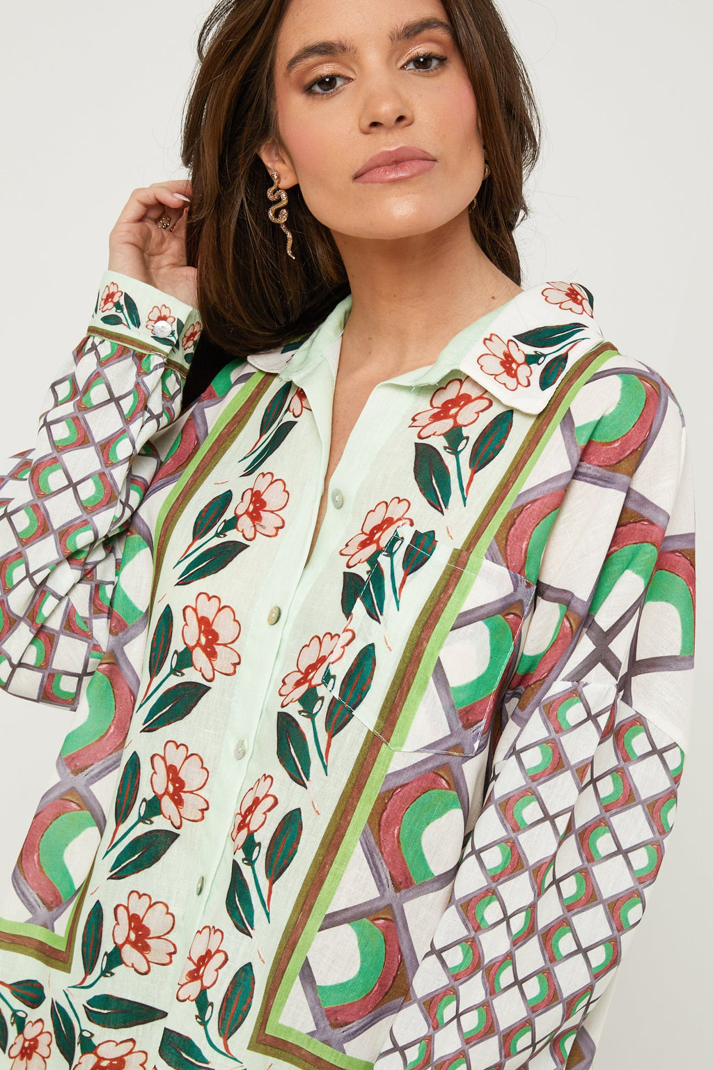 Chemise - Vert - Femme