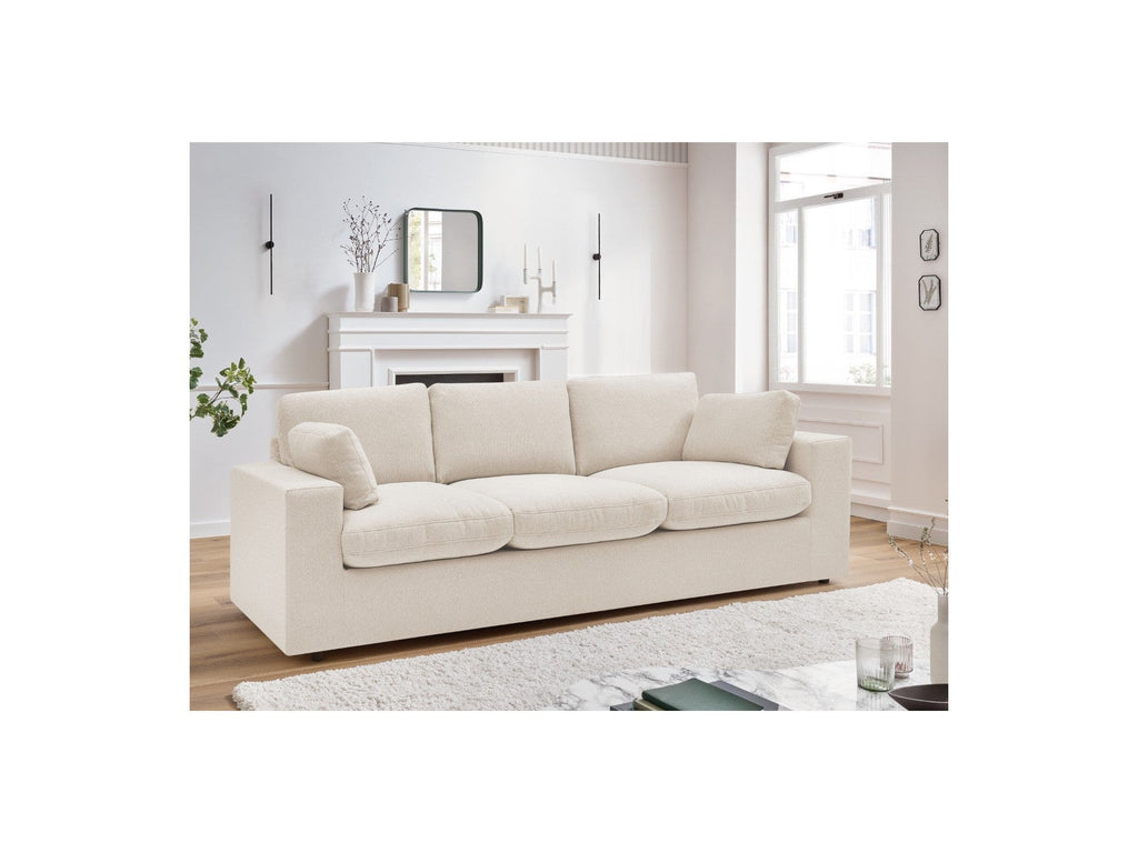 Belair - Canapé Droit Fixe Compact - Tissu