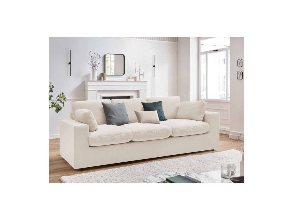 Belair - Canapé Droit Fixe Compact - Tissu